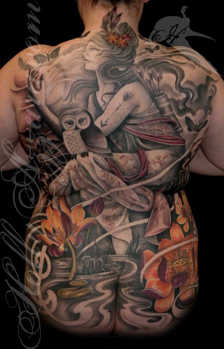 Holly Azzara - Sagittarius backpiece